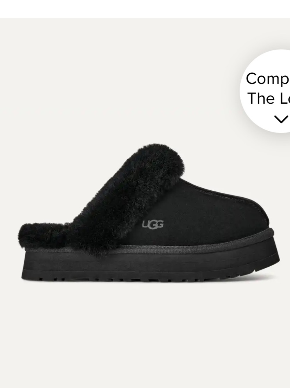 UGG Disquette Mule in Black